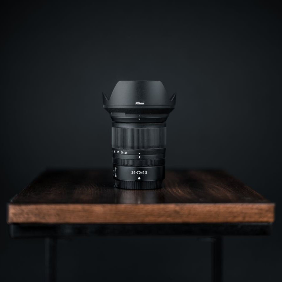 Lens on Wood